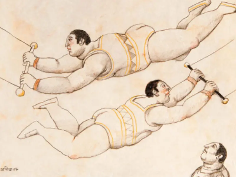 Vea los 46 dibujos exclusivos que hizo botero para diners