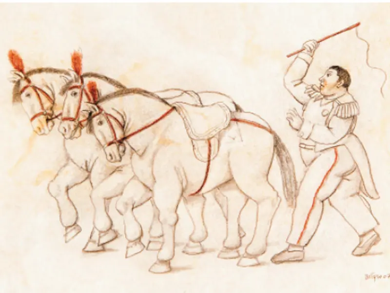 Vea los 46 dibujos exclusivos que hizo botero para diners