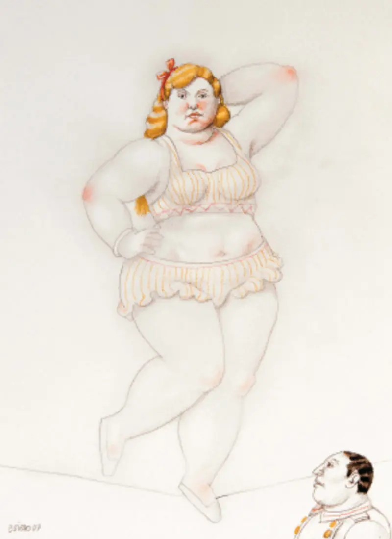 Vea los 46 dibujos exclusivos que hizo botero para diners