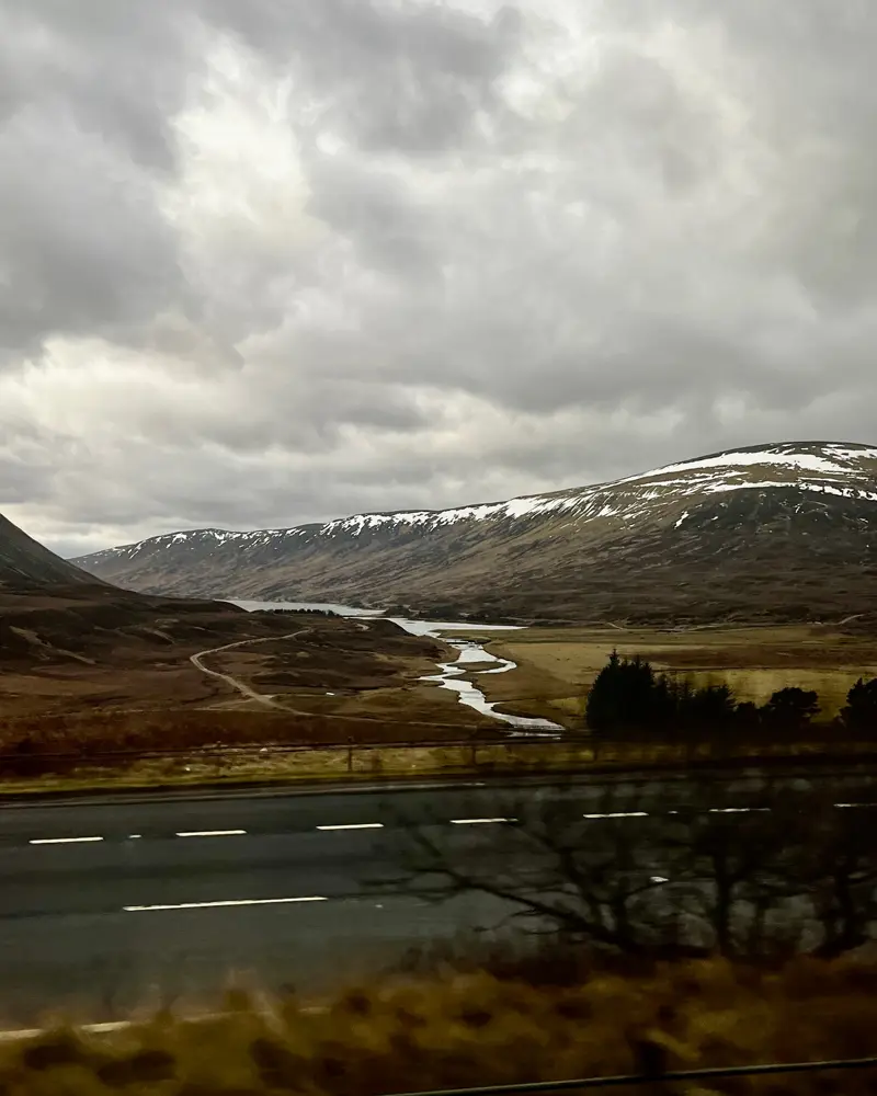 Camino a edimburgo de aberdeen