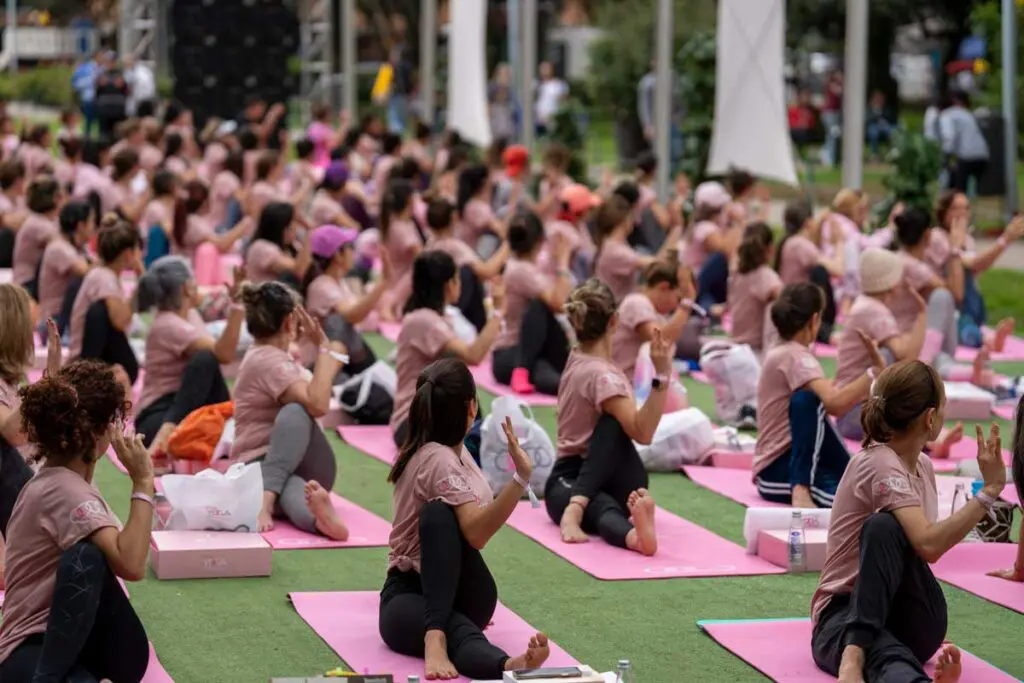 Clase de yoga Bogotá 