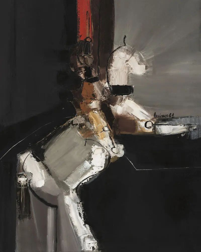 Derrota de san Román - Homenaje a
Uccello - Caballería # 2 (1961).