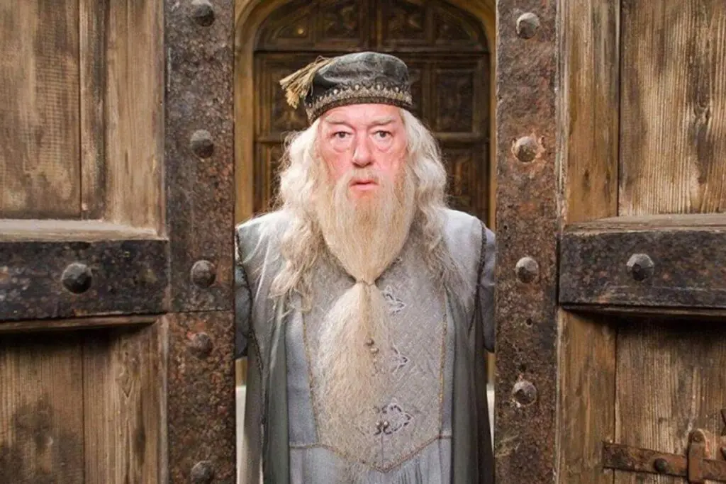 Michael gambon como albus dumbledore