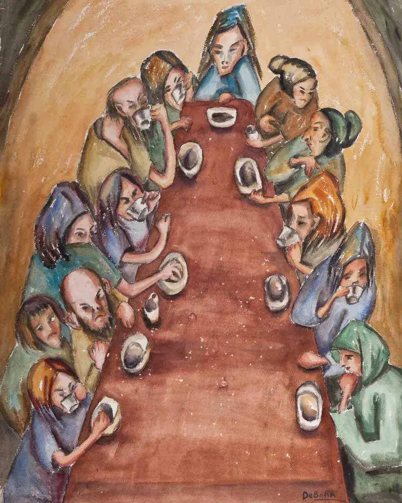 Débora arango y su denuncia social en el museo de arte moderno de medellín El almuerzo de los pobres débora arango