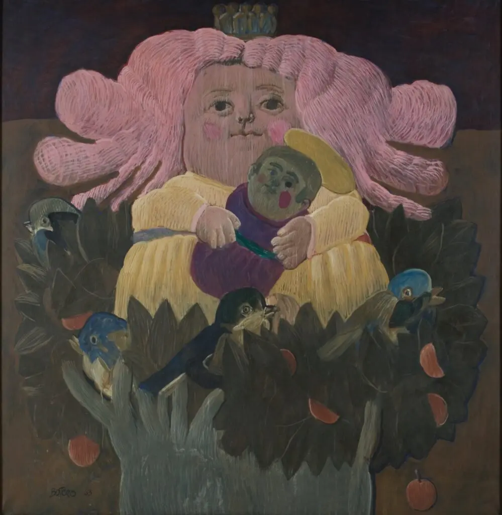 “viceversa”, lo mejor de la colección del mambo en 60 años Nuestra señora de fátima (1963), de fernando botero.