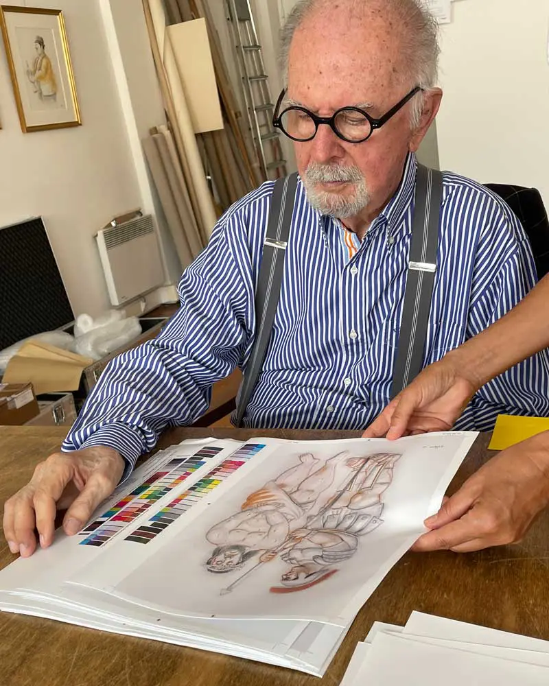 La historia del lujoso libro de Fernando Botero que se lee con guantes blancos