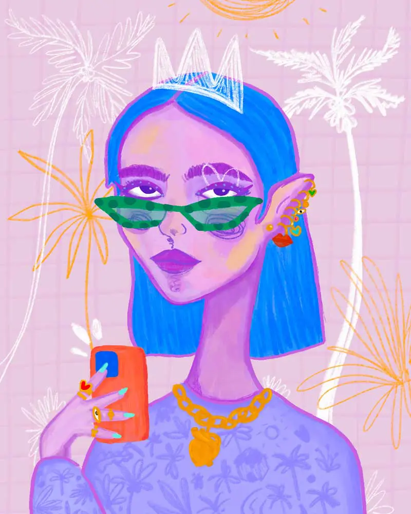 Seis artistas colombianas que triunfan en NFT Latina queen, Gabriela Aristizábal.