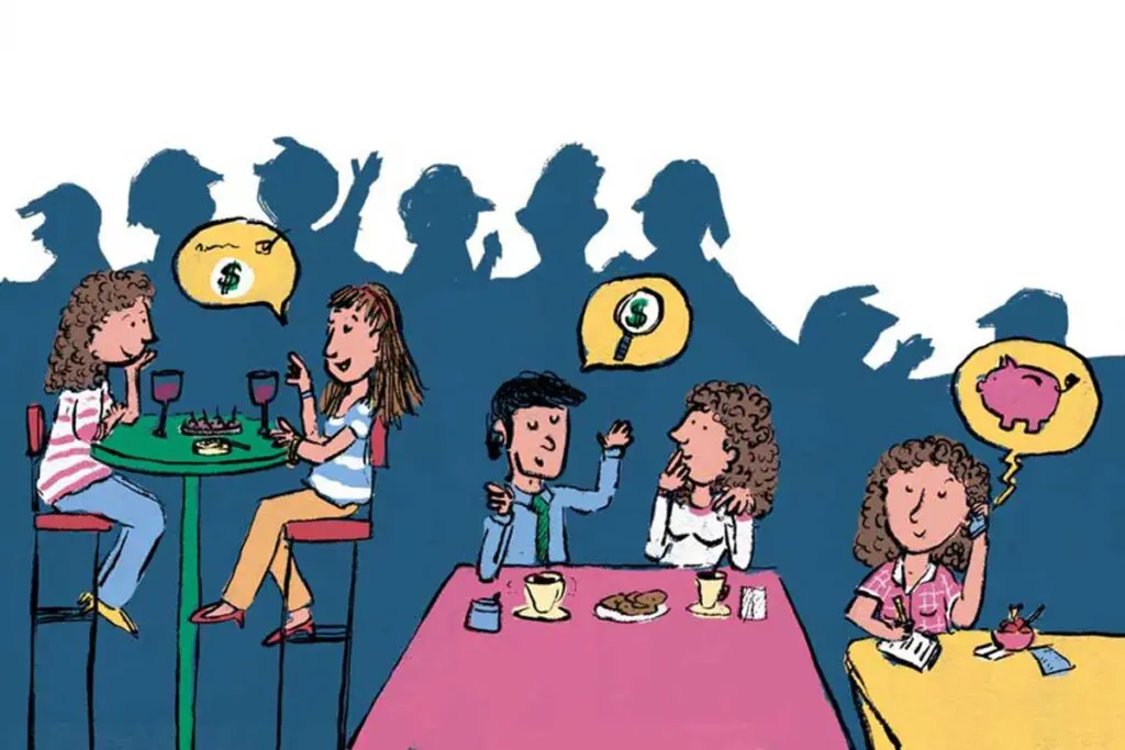 Trabajo ilustración, ganar dinero sin trabajar