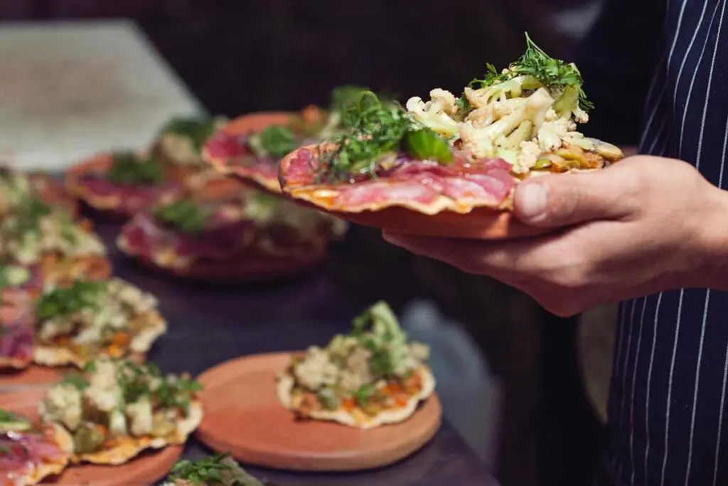 Tiraditos de pescado