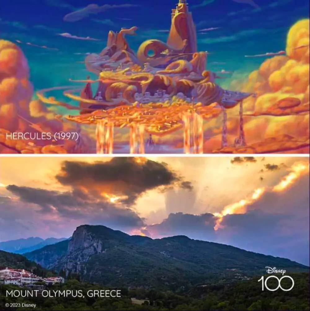 10 lugares del mundo real que inspiraron películas de disney Lugares de disney en la vida real
