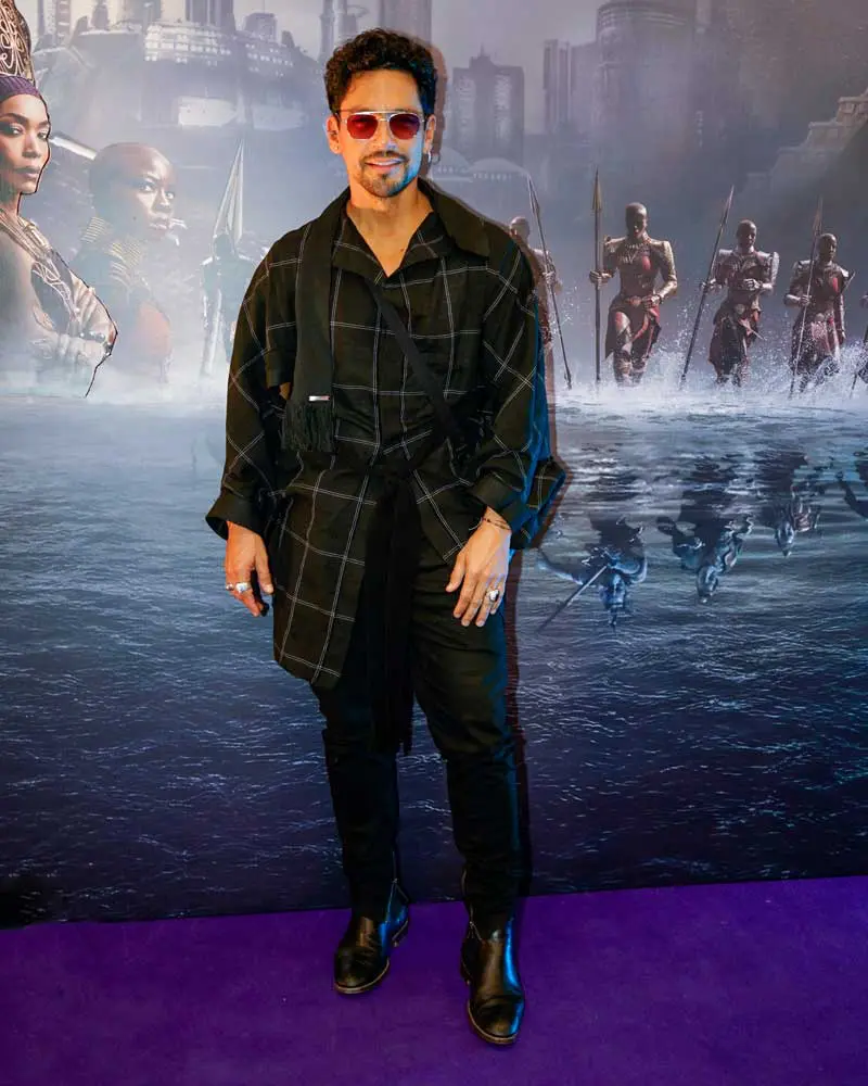 Así fue la alfombra morada de ‘Black Panther: Wakanda por siempre’ en Colombia