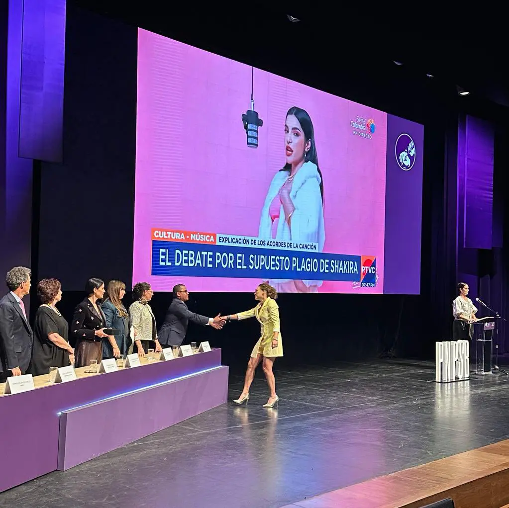 Laura Galindo Premio Nacional de Periodismo Simón Bolívar
