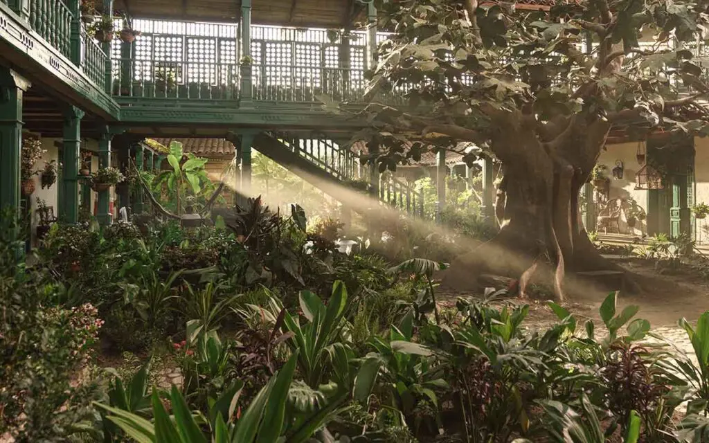 Casa de los buendía, en macondo el set de grabación de la serie de netflix sobre cien años de soledad.