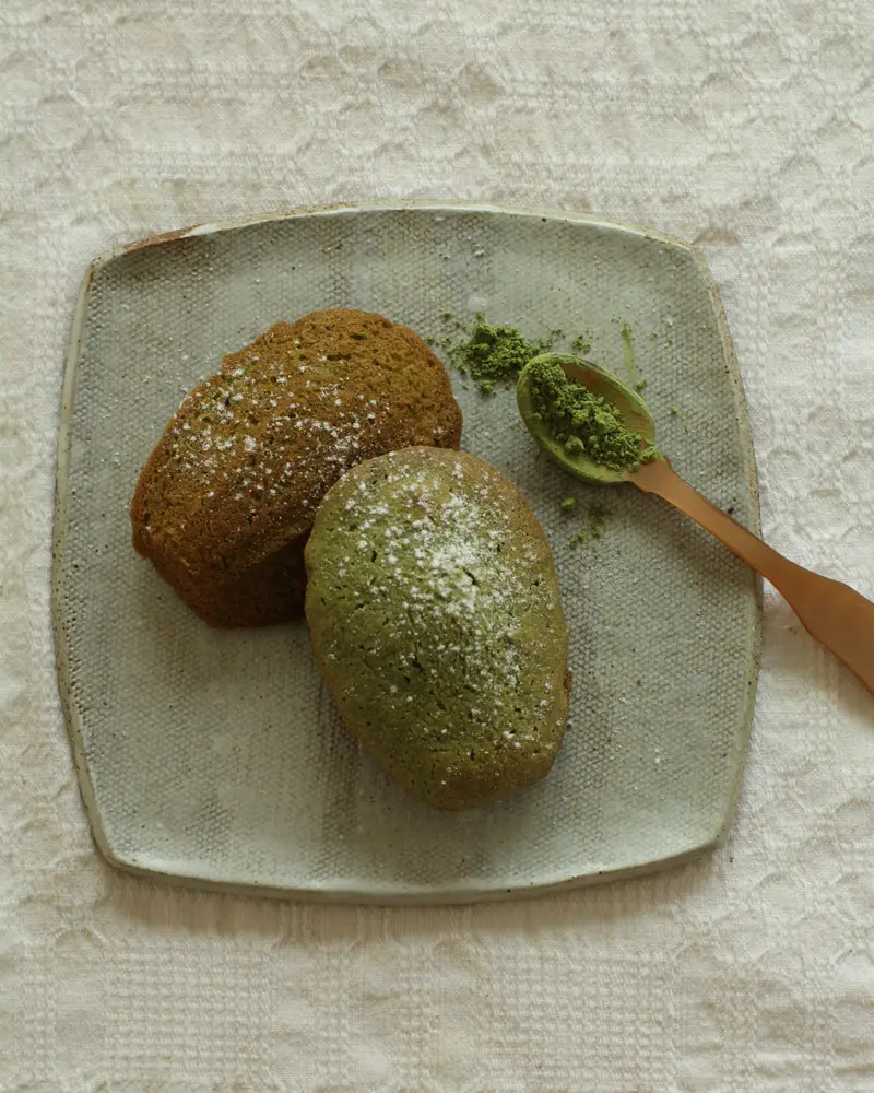 Matcha magdalenas