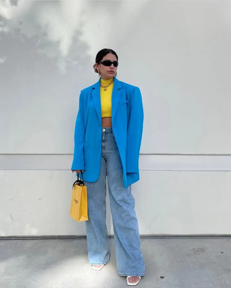 Contrastes de color tendencias de moda