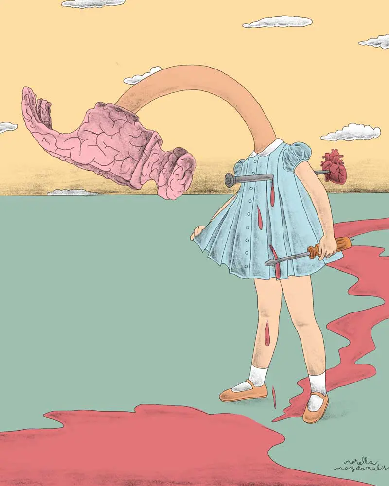 Seis artistas colombianas que triunfan en NFT Overthinking, Norella Magdaniel's.