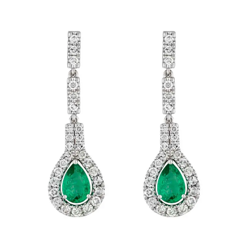 Pendientes esmeralda kevin's joyeros