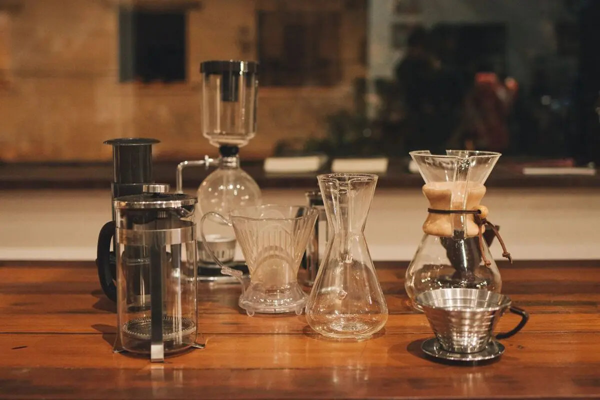 Métodos de filtrado de café