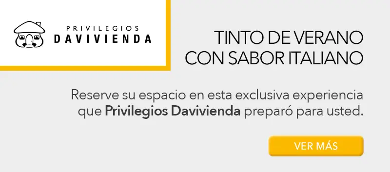 Cuatro maridajes refrescantes con sangría y tinto de verano Oliveto privilegios davivienda