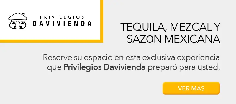 4 experiencias de tacos, tequila y parrilla junto a Privilegios Davivienda