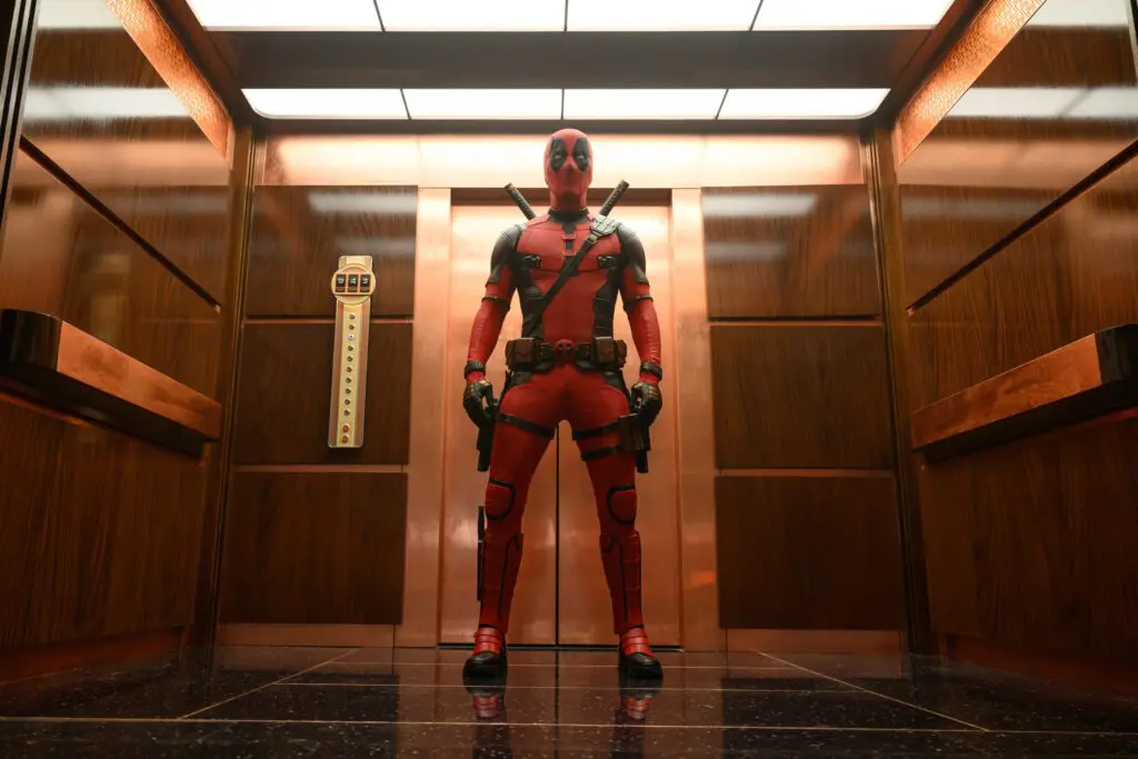 Ryan reynolds as deadpool/wade wilson in 20th century studios/marvel studios' deadpool & wolverine. Photo by jay maidment. © 2024 20th century studios / © and ™ 2024 marvel.