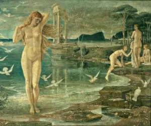 El renacimiento de Venus, por Walter Crane (1987).