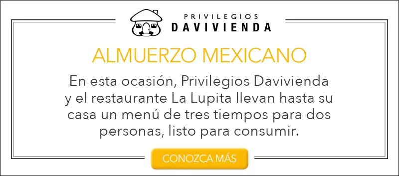 Un almuerzo mexicano y dos experiencias gastronómicas con Privilegios Davivienda