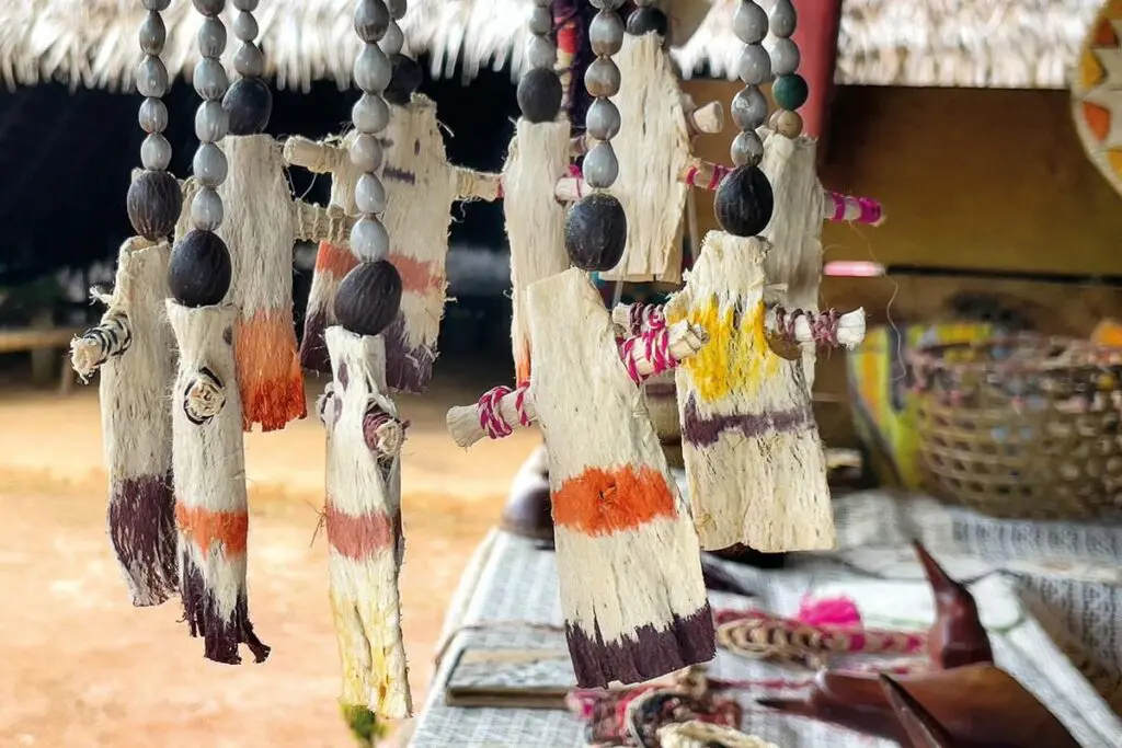 Artesanías hechas con yanchama