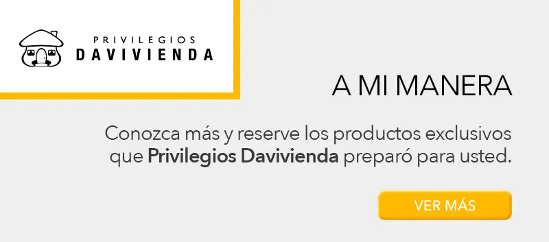 A mi manera trago kits privilegios davivienda
