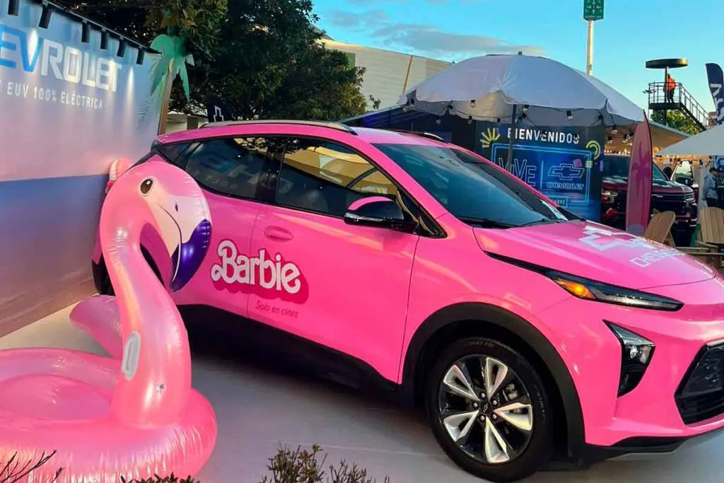 Carro de la barbie