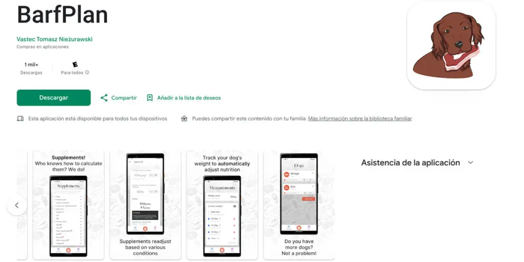 aplicaciones para perros