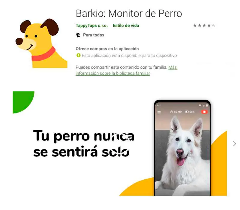 aplicaciones para perros