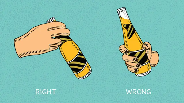 ¿cómo sostener cada bebida según su vaso? Una guía para saberlo hacer Cerveza