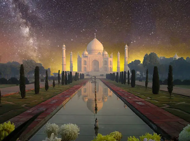 7 obras de arte sobre el amor Taj mahal, obras de arte sobre el amor