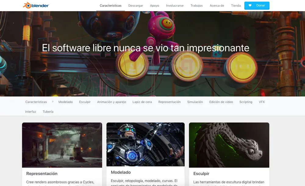 Estos son los programas gratis y legales que puede usar en su computador Blender, programas gratis