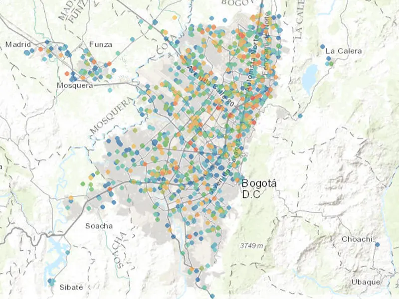 ¿Cuáles son las localidades con el mejor y peor internet de Bogotá?