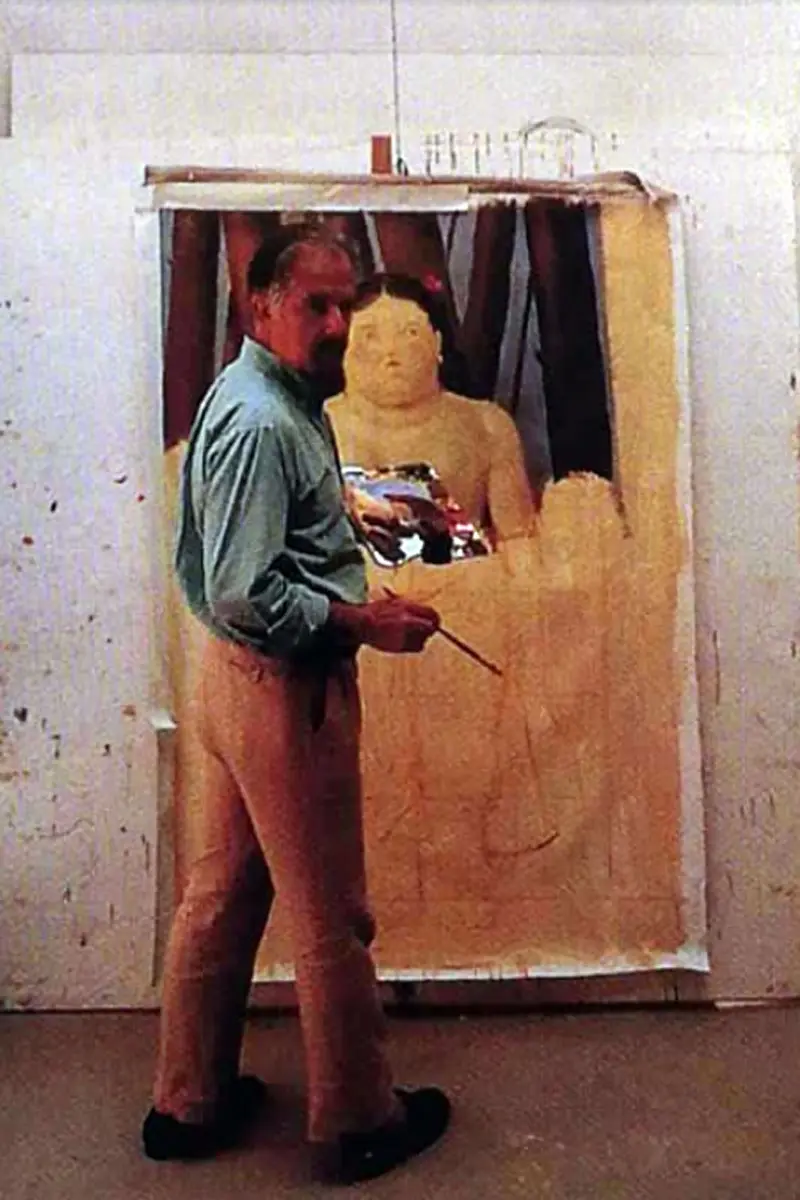 Fernando botero en la intimidad de pietrasanta