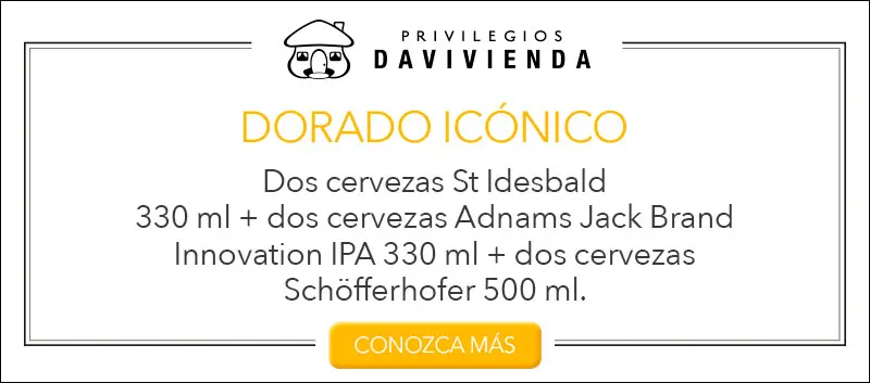 Kit de cervezas Privilegios Davivienda