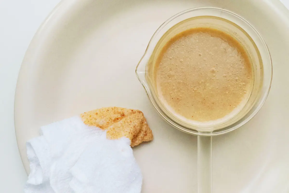 Borra de café mascarilla