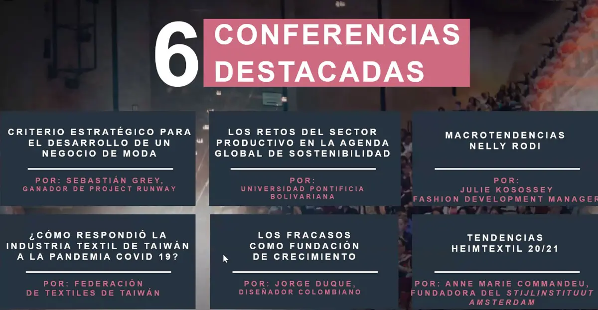 Todo lo que debe saber de la semana digital de Colombiamoda 2020 Colombia moda 2020, conferencias