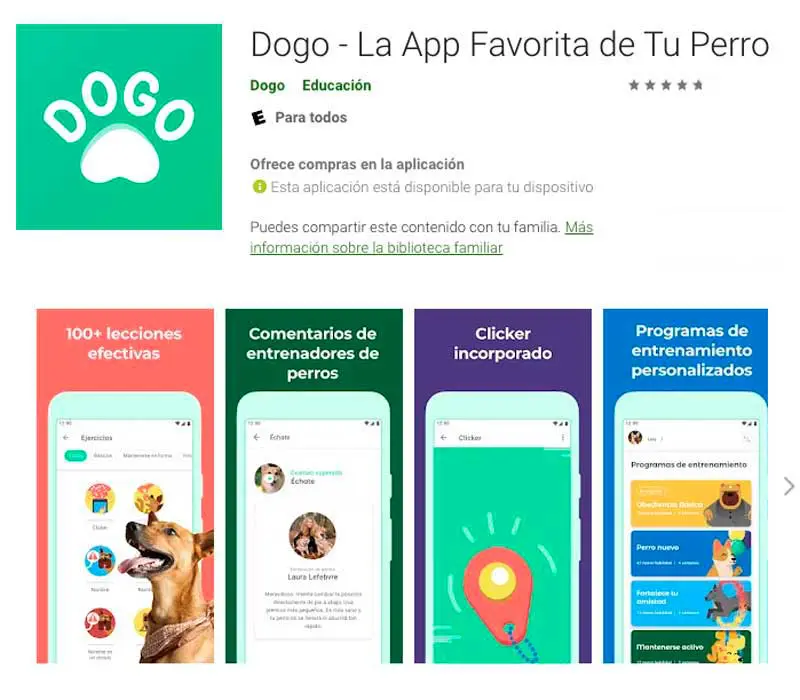 aplicaciones para perros