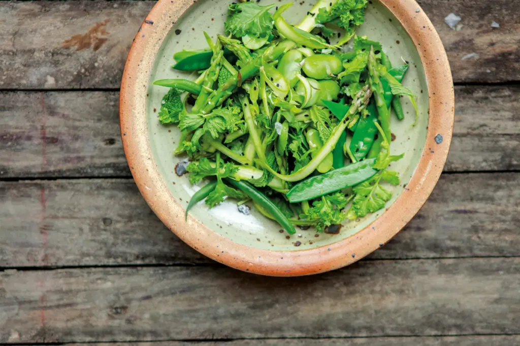 Receta: ensalada de espárragos y hierbabuena Espárragos