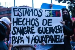 Paro Nacional: ¿Qué significa la bandera al revés?