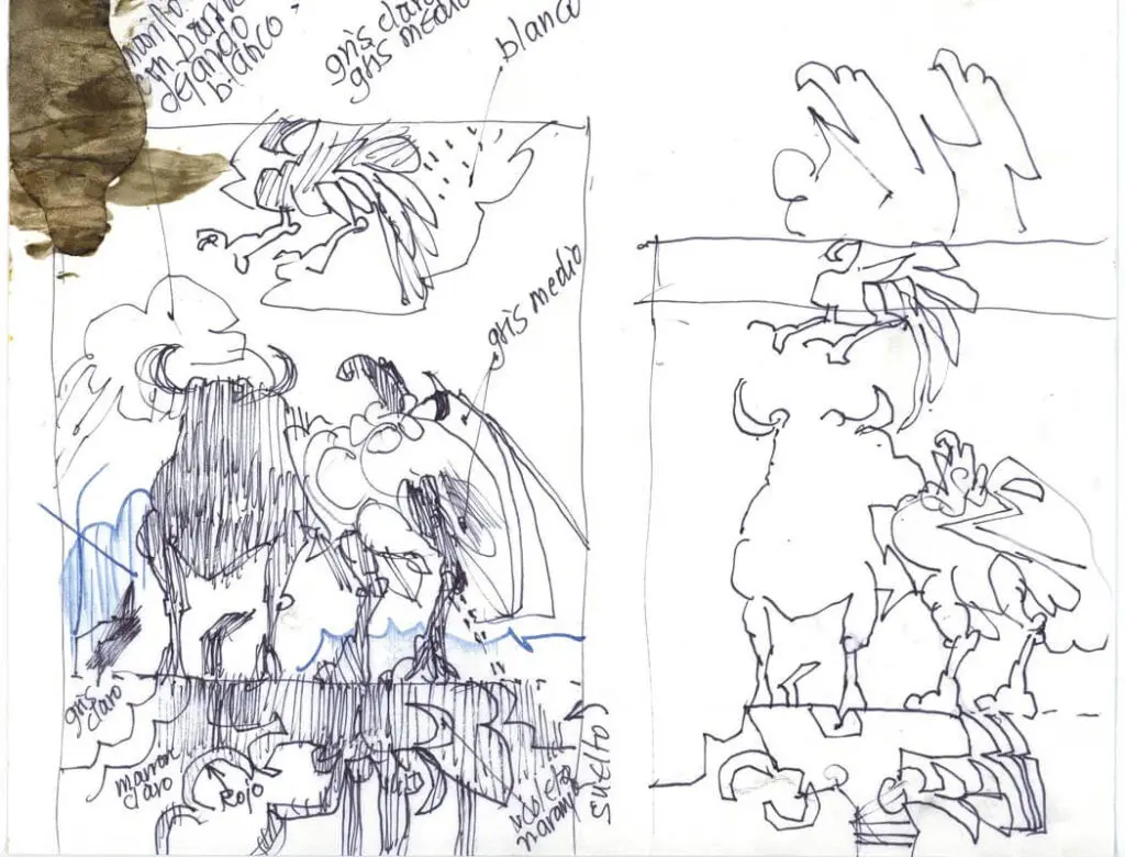 Los dibujos inéditos de Alejandro Obregón en Bogotá dibujos Alejandro Obregón