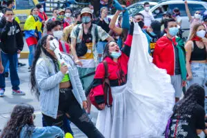 Paro Nacional: ¿Qué significa la bandera al revés?