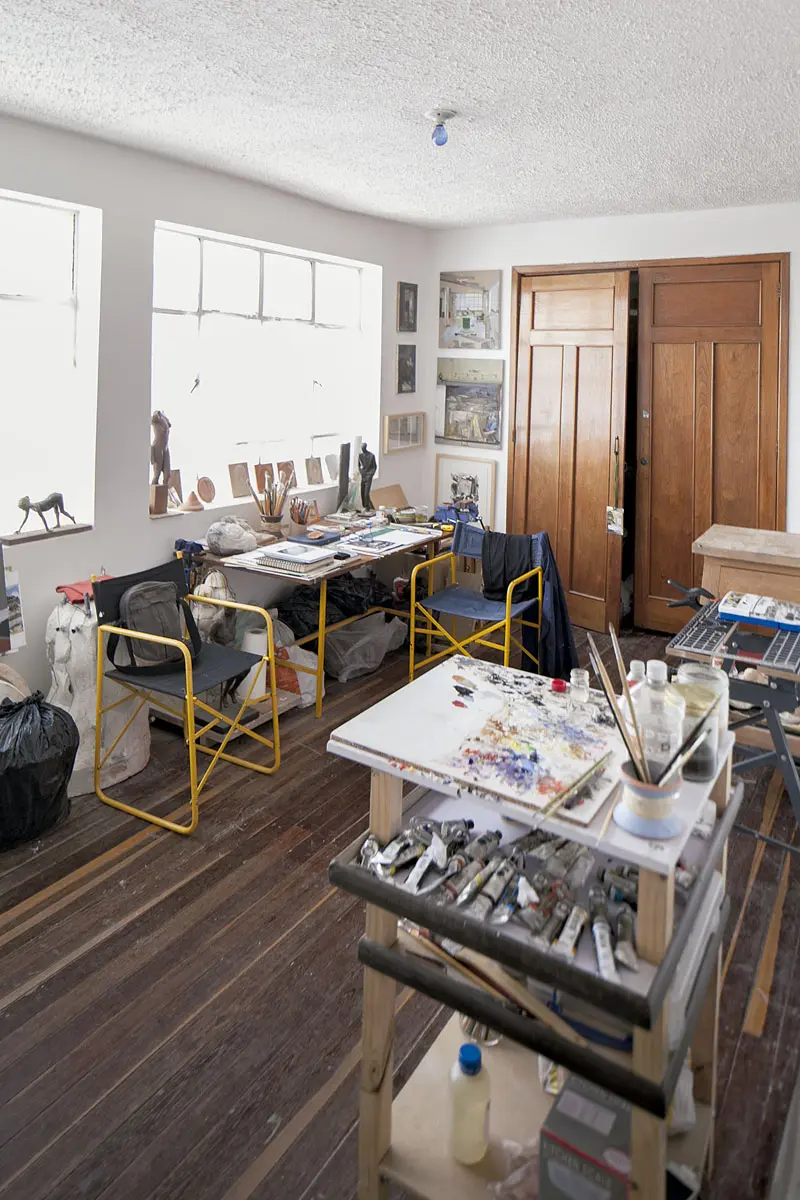 Taller del artista Andrés Bonilla