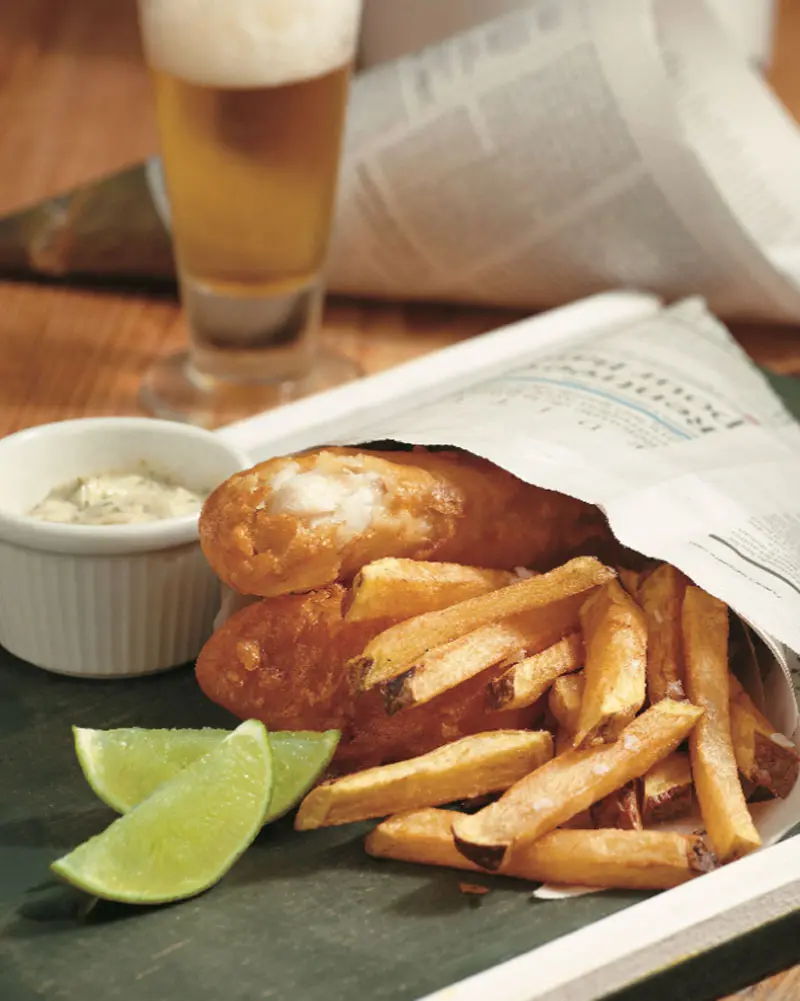 Fish & chips y cinco recetas para semana santa Fish and chips