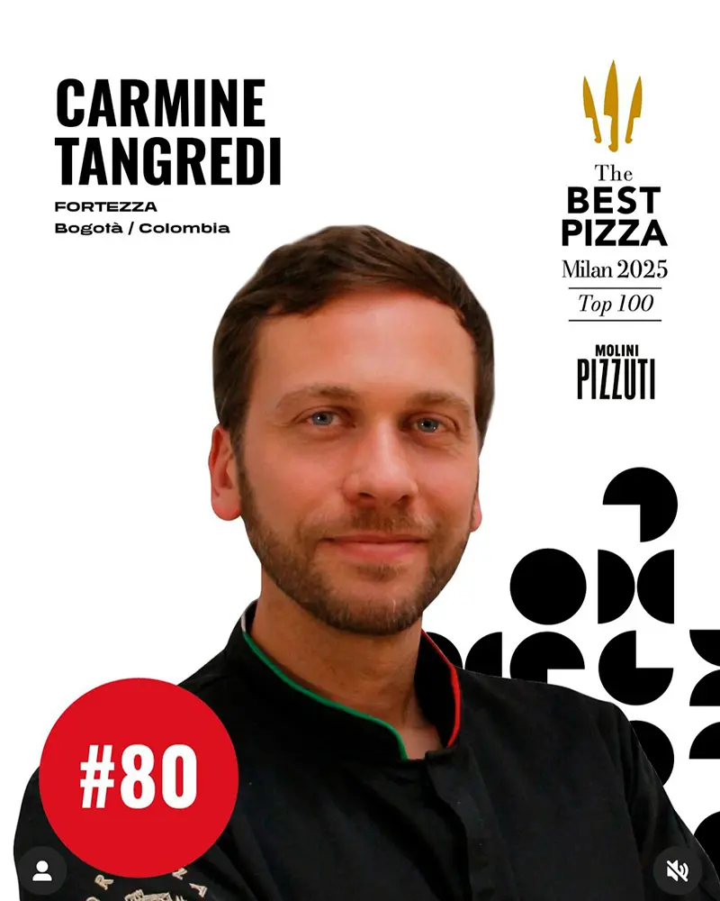 El mejor maestro pizzero del mundo llega a bogotá