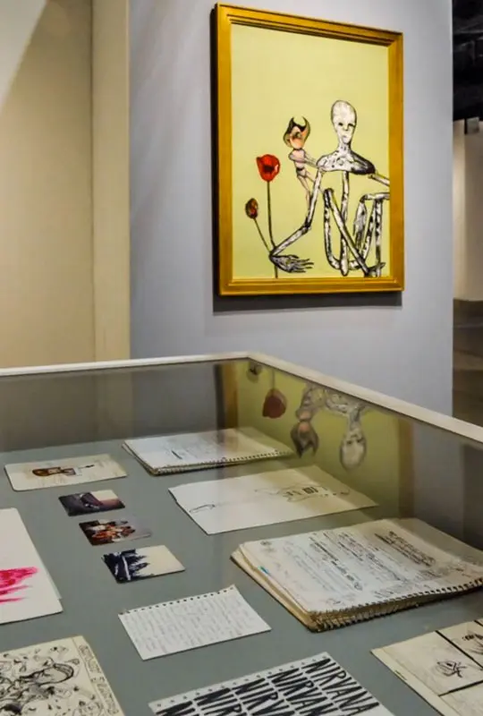 Vea las pinturas inéditas hechas por Kurt Cobain