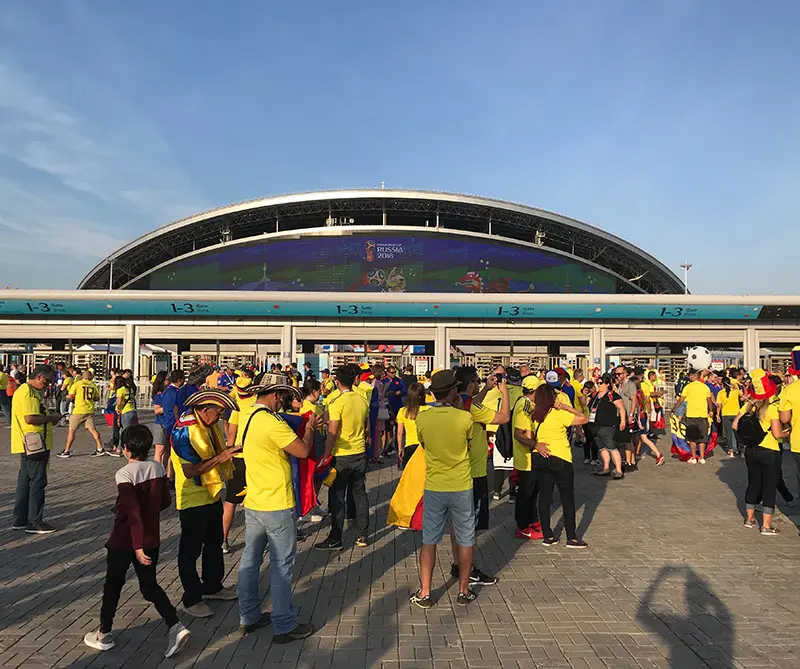 Crónicas desde Rusia: Los hinchas colombianos en Kazán